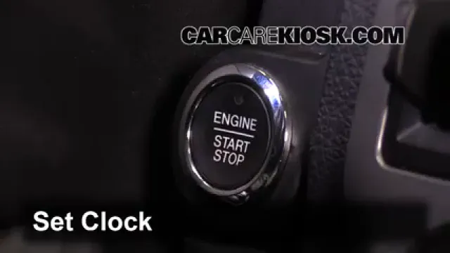 2015 Ford Expedition Platinum 3.5L V6 Turbo Reloj Fijar hora de reloj